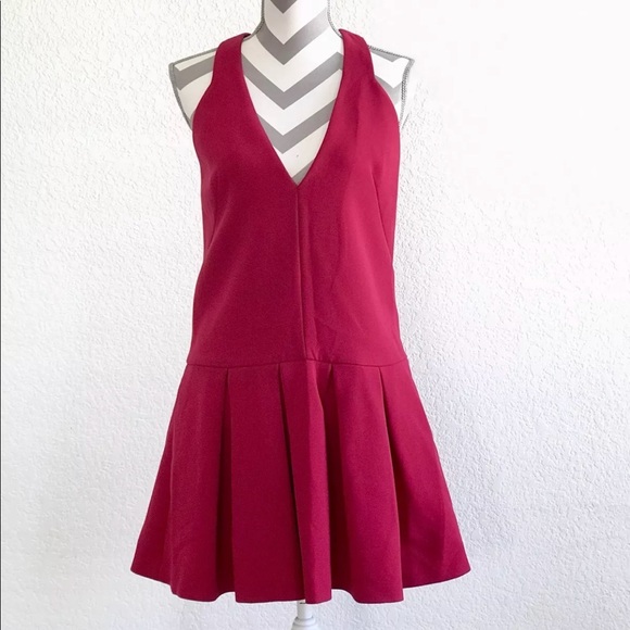 Thakoon Pink Drop Waist Pleated Dress - Picture 3 of 6